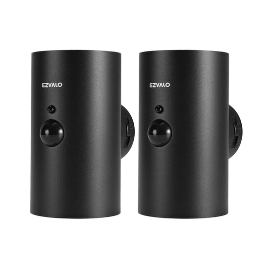 EZVALO Motion Sensor Wall Lamp with Remote, Wall Light Cordless, 4000Mah Rechargeable RGB Ambient Smart Lamp, Magnetic Stick-On Night Lighting for Living Room, Hallway, Bedroom and Stairs (2 Pack) Renter-Friendly Mother'S Day Gifts